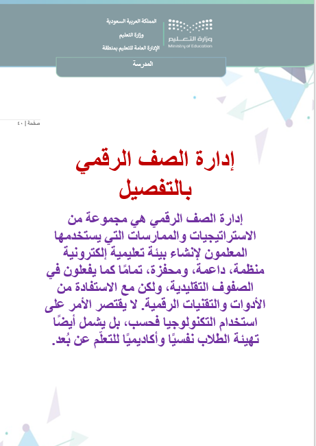 مبادرة التميز الرقمي المدرسي